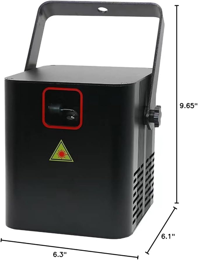 JUNMAN 2W 2000mw RGB Full Color Animation Stage Effect Light DJ Disco Stage Beam Lights for Party Wedding Event Lighting Show