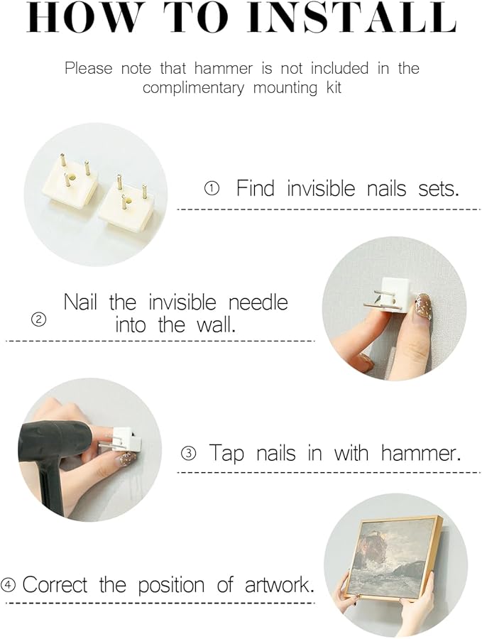 InSimSea Framed Canvas Wall Art Vintage Decor, Rustic Wall Art Room Decor, Classical Paintings for Wall Decorations, Retro Prints for Home Kitchen Farmhouse Bathroom Decor, 9"x11"