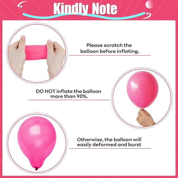 Pink and Purple Balloons, 60PCS 12Inch Purple Pink Teal Blue Balloons and Gold Birthday Balloon for Girls Princess Birthday Mermaid Baby Shower Party Decorations