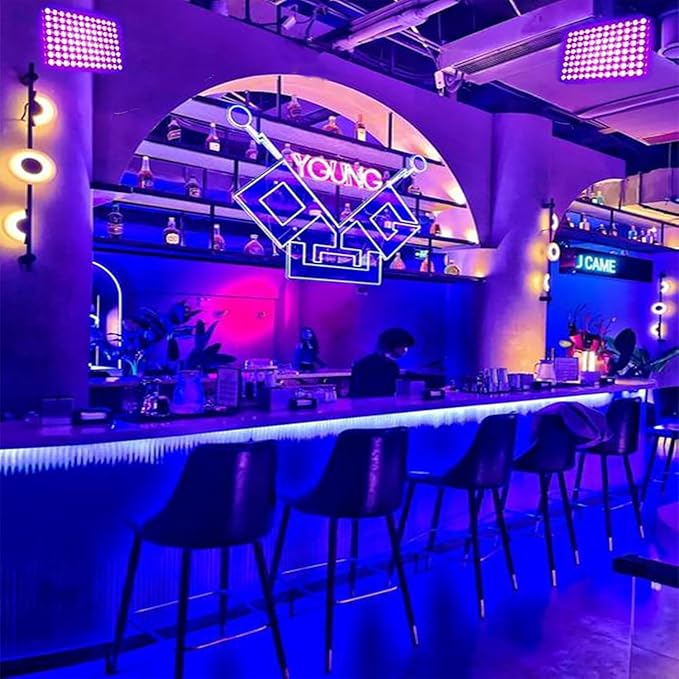 2 Pack 100W UV Black Light, IP65 Waterproof, Glow Party Light, Stage Lighting, Halloween, Body Paint, Fluorescent Poster, Neon Glow