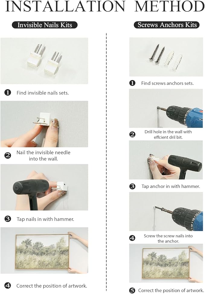 InSimSea Framed Canvas Wall Art Vintage Decor, Seaside Path Wilderness Landscape Paintings Artwork, Large Prints, Retro Wall Decorations for Living Room Bedroom Bathroom, 24"x36"