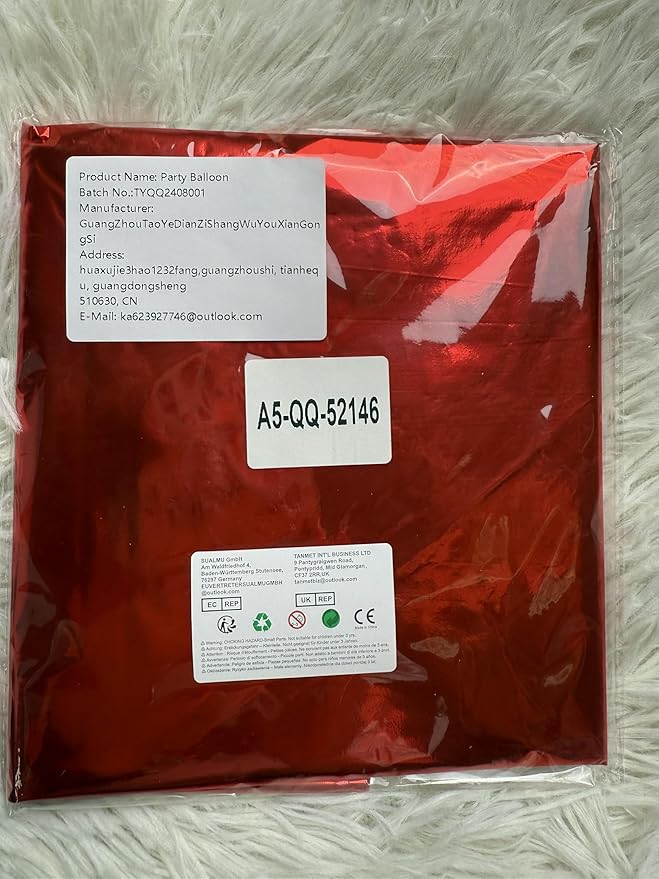 Red Silver Heart Balloons, 18 Inch Red and Silver Heart Balloons Red Silver Valentine Balloons Romantic Party Decoration Red Heart Shape Mylar Balloons for Valentines Day Birthday Wedding Pack of 10