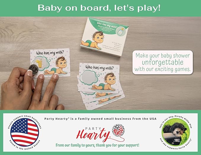 Party Hearty Baby Shower Games for Girl and Boy, 40 Emoji Scratch Off Lottery Tickets, Baby Games Ideas, Scratch Off Game