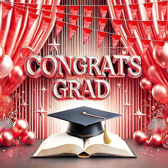 32.8FT Red Glitter Triangle Pennant Banner Flag Metallic Bunting Fabric Garland for Christmas Graduation Wedding Engagement Anniversary Bachelorette Birthday Bridal Shower Valentine's Party Decor