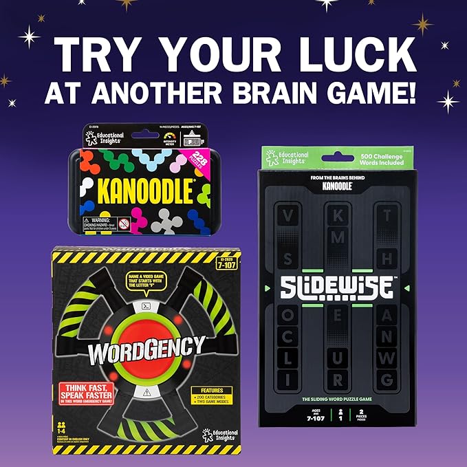 Educational Insights Wheel of Fortune Game - Handheld Electronic Game, Great for Travel, Classic Retro Party Games for Kids, Teens & Adults, Word Puzzle Challenge & Entertaining Gift, Ages 8+