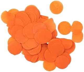 Ultimate Confetti - 1" Orange Tissue Paper Confetti Dots - 30,000 Pieces (1lb)