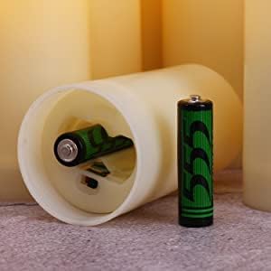 12 Pack Flameless Candles Battery Operated Waterproof Led Candles (D:2.2" X H:4" 5" 6" 7") Candles with 2 Remotes Contro for Wedding, Party, Birthday