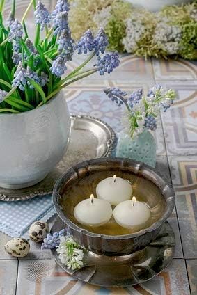 D'light Online Large Off-White 3 Inch Floating Candles for Events, Centerpieces at Weddings, Spa, Pool, Home Décor, for Cylinder Vases and Holiday Decorations - (Set of 36, Pale Ivory)