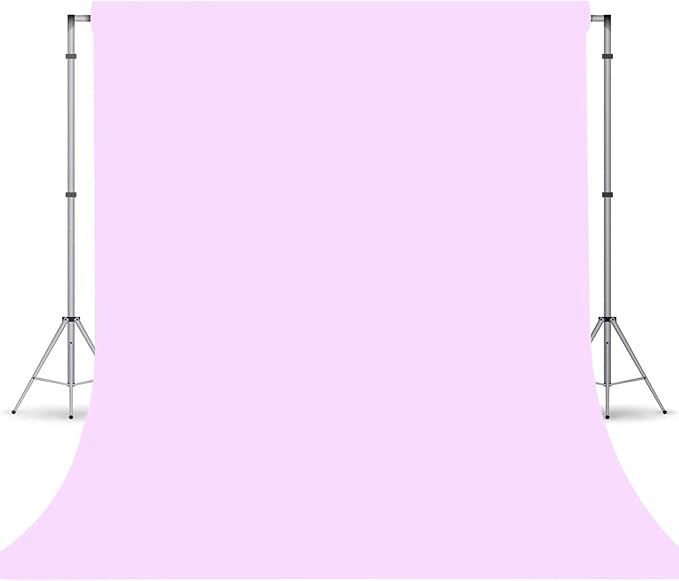 Light Purple Photography Backdrop for Photoshoot, Photo Backdrop Curtain, Perfect Light Purple Backdrops for Party Portrait Photoshoots Video Studio 6FTx9FT