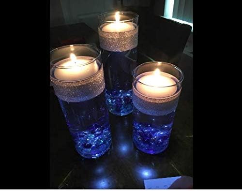 D'light Online Large 3 Inch Ivory Floating Candles Bulk Pack for Events, Centerpieces, Spa, Pool, Home Decor, for Cylinder Vases, Special Occasions and Holiday Decor - (Ivory, Set of 36)