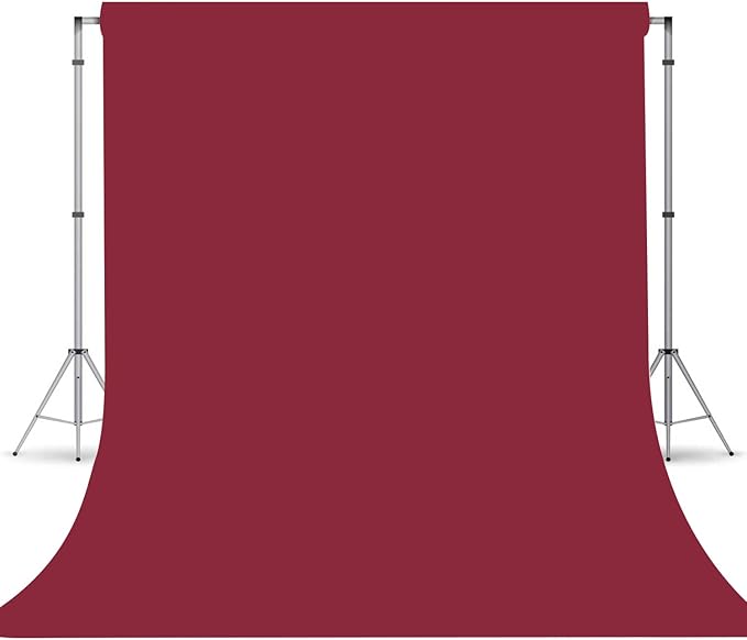 Wine Red Photography Backdrop for Photoshoot, Photo Backdrop Curtain, Perfect Wine Red Backdrops for Party Portrait Photoshoots Video Studio 5FTx7FT