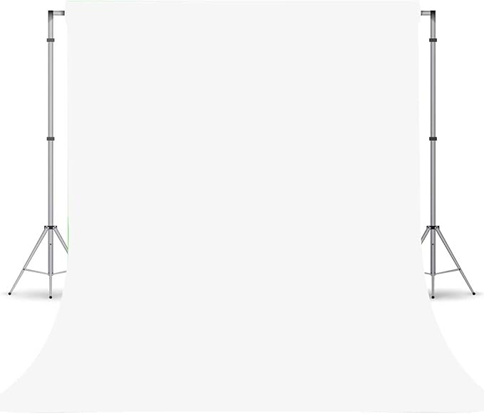 White Photography Backdrop for Photoshoot, Photo Backdrop Curtain, Perfect White Backdrops for Party Portrait Photoshoots Video Studio 3FTx5FT