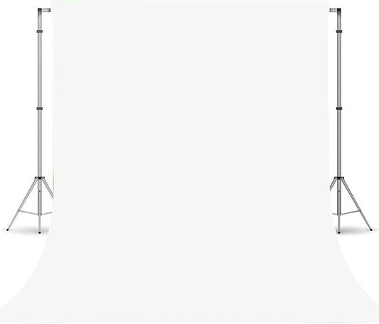 White Photography Backdrop for Photoshoot, Photo Backdrop Curtain, Perfect White Backdrops for Party Portrait Photoshoots Video Studio 3FTx5FT