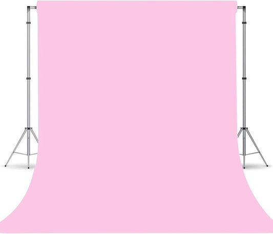 Pink Photography Backdrops, Photo Booth Video Shooting Photo Backdrop, Portrait Background for Photography, Photo Studio Pink Backdrops for Photoshoot 10x10ft