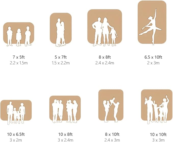 Kate Backdrops 10x10ft Grey Old Master Photography Backdrop Portrait Background Photo Props for Headshot