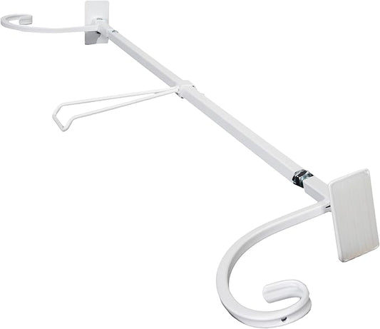 VILLAGE LIGHTING COMPANY [Front Door Garland Hanger] - Adjustable to Different Door Widths | Heavy-Duty Cast Iron | Decorative Christmas and Holiday Decor | No Nails, Screws, or Damage