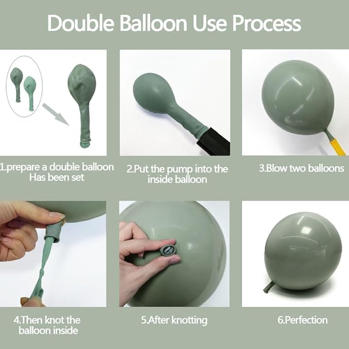 Dusty Green Pink Yellow Balloon Garland Double Stuffed Pastel Pink Yellow Haze Purple Green Floral Pastel Balloons Arch Kit for Birthday Wild Flower Baby Shower Wedding Garden Tea Party Decoration