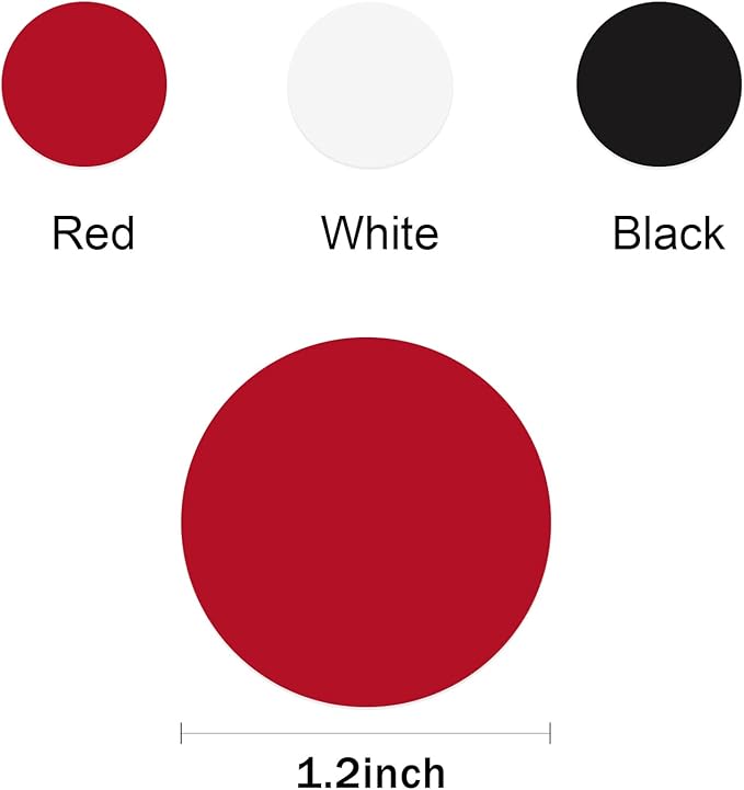 Red Black White Party Decorations - 300Pcs Confetti Paper Dot Birthday Baby Shower decoration Bridal Wedding Table Decor