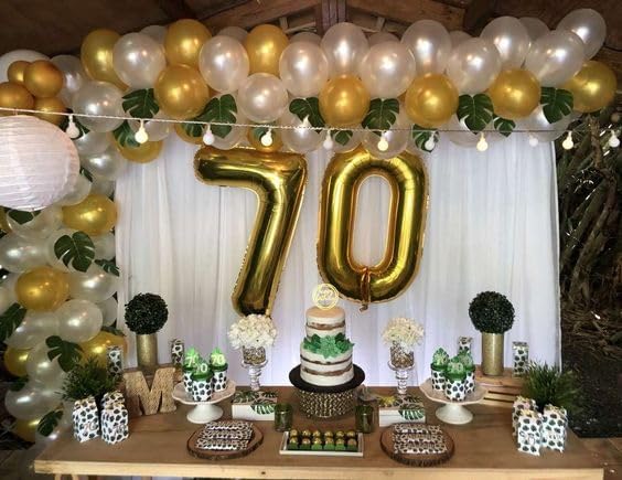 Gold Number 9 Balloon 40 Inch, 9th Birthday Party Decorations for Children, Giant 9 Foil Balloon for Party Supplies