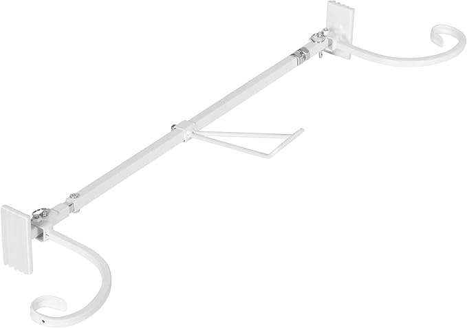 VILLAGE LIGHTING COMPANY [Front Door Garland Hanger] - Adjustable to Different Door Widths | Heavy-Duty Cast Iron | Decorative Christmas and Holiday Decor | No Nails, Screws, or Damage