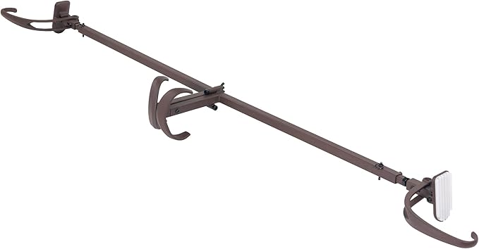 VILLAGE LIGHTING COMPANY [Front Door Garland Hanger] - Adjustable to Different Door Widths | Heavy-Duty Cast Iron | Decorative Christmas Decor | No Nails, Screws, or Damage