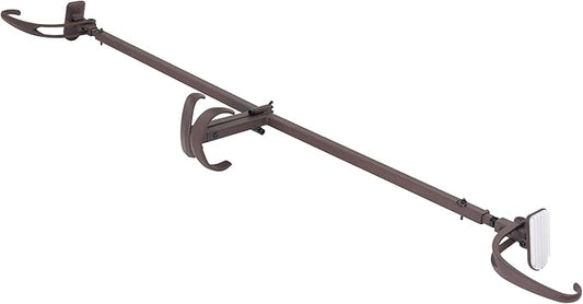 VILLAGE LIGHTING COMPANY [Front Door Garland Hanger] - Adjustable to Different Door Widths | Heavy-Duty Cast Iron | Decorative Christmas Decor | No Nails, Screws, or Damage