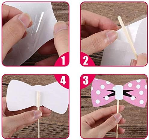 29Pcs DIY Photo Booth Props Kit - Attached Sticks Easter Props for Party Supply with Hat, Glasses, Lips, Mustaches & More Decoration Accessories