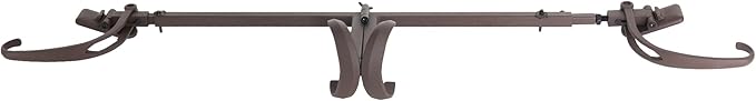VILLAGE LIGHTING COMPANY [Front Door Garland Hanger] - Adjustable to Different Door Widths | Heavy-Duty Cast Iron | Decorative Christmas Decor | No Nails, Screws, or Damage