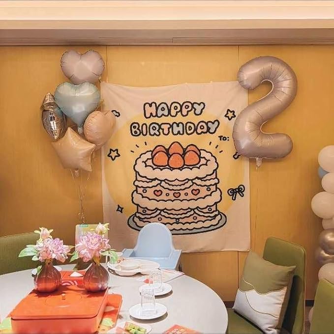 Lilac Number 7 Balloon 40 Inch, 7th Birthday Party Decorations for Children, Giant 7 Foil Balloon for Party Supplies