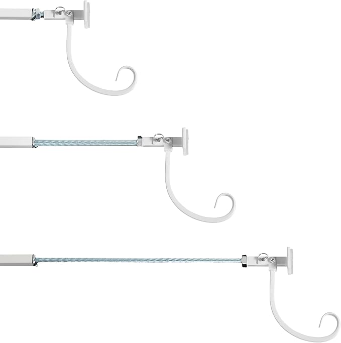 VILLAGE LIGHTING COMPANY [Front Door Garland Hanger] - Adjustable to Different Door Widths | Heavy-Duty Cast Iron | Decorative Christmas and Holiday Decor | No Nails, Screws, or Damage