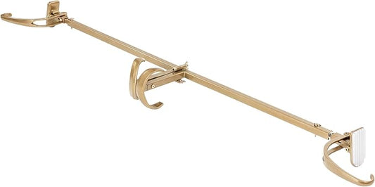 VILLAGE LIGHTING COMPANY [Front Door Garland Hanger] - Adjustable to Different Door Widths | Heavy-Duty Cast Iron | Decorative Christmas Decor | No Nails, Screws, or Damage