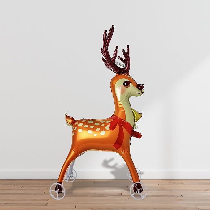 Walking Christmas Balloons, Self-Standing Foil Balloons for Christmas Party Decorations, New Year, Birthday Party Supplies (Walking5)