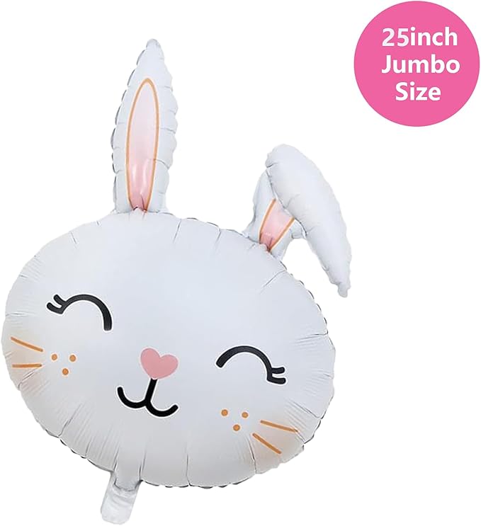 100% LIKED-Some Bunny Is One, Easter Themed 1st Birthday Party Decorations, Happy Birthday Banner, Easter Rabbit Themed Baby Girls First Birthday Supplies, Bunny Deco (1st)