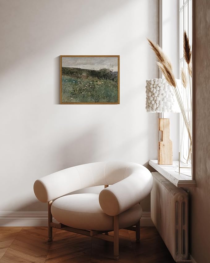 InSimSea Framed Canvas Wall Art Vintage Decor, Rustic Wall Art Room Decor, Classical Paintings for Wall Decorations, Retro Prints for Home Kitchen Farmhouse Bathroom Decor, 9"x11"