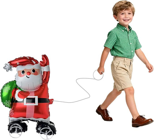 Walking Christmas Balloons, Self-Standing Foil Balloons for Christmas Party Decorations, New Year, Birthday Party Supplies(Walking8)