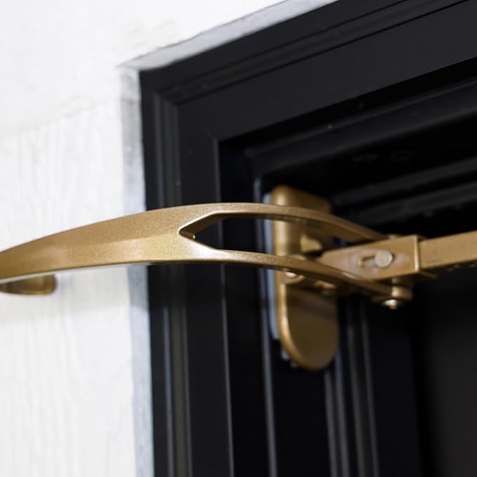 VILLAGE LIGHTING COMPANY [Front Door Garland Hanger] - Adjustable to Different Door Widths | Heavy-Duty Cast Iron | Decorative Christmas Decor | No Nails, Screws, or Damage