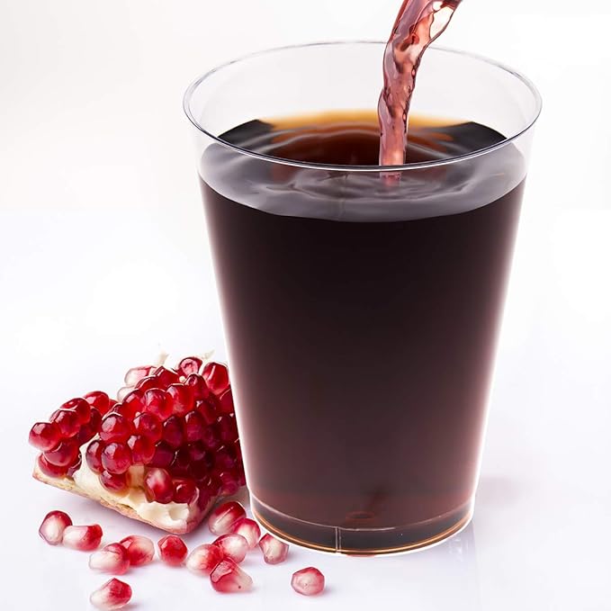 JOLLY CHEF 16 oz Clear Disposable Plastic Cups, 100 Pack Heavy-duty Plastic Cups Tumblers,Perfect for for Halloween, Christmas, and Thanksgiving Parties