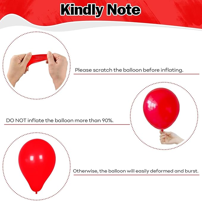 Red Balloons Set 12 Inch Red and White Balloons 35 Pcs Metallic Red Confetti Balloon for Girls Women Valentines Engagement Wedding Confession Bachelorette Bridal Shower Birthday Party Decorations