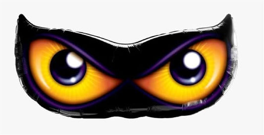 PMU 10 Pc Halloween Party Decoration Accessory 40 Inch Spooky Eyes Design Mylar-Foil Balloon