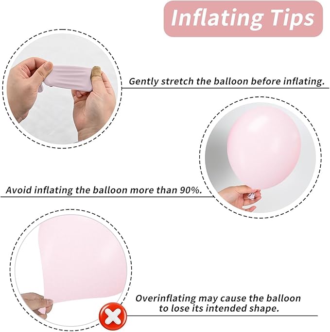 Paready Blush Pink Balloon Set, 50 Pcs Pink and Champagne Gold, 12 Inch Dusty Pastel Pink Apricot Metallic Gold Confetti for Boho Birthday Bridal Shower Bachelorette Party Supplies