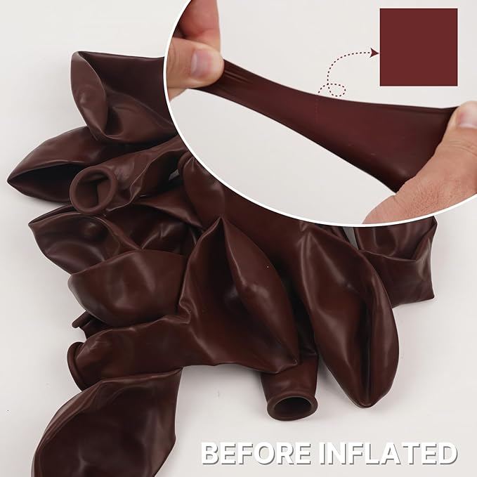 PartyWoo Burgundy Balloons 50pcs 5 Inch Small Mini Dark Red Maroon Latex Balloons for Graduation Wedding Thanksgiving Birthday Bachelorette Citizenship Strawberry Theme Party Decorations Red-Y62