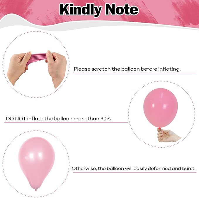 Pink Gold Balloons 60 Pcs 12 Inch Pink Gold White Balloons Retro Pearl Light Pink Gold Confetti Balloon for Girls Women Confession Proposal Engagement Wedding Baby Shower Birthday Party Decorations