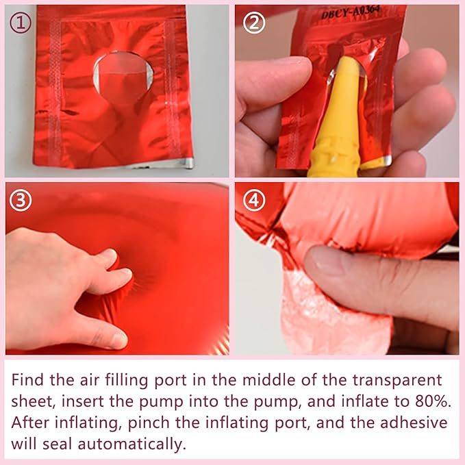 20 Assorted Color Heart Shaped Balloons 10 Inches 10 Kinds of Rainbow Party Foil Balloons for Party Decoration, Birthday Party or Wedding Ceremony