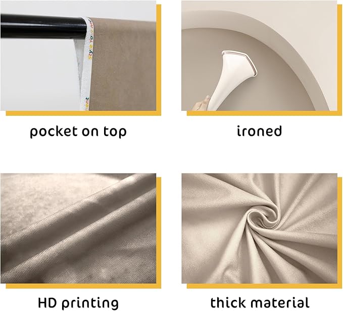 Kate Backdrops 10x10ft Grey Old Master Photography Backdrop Portrait Background Photo Props for Headshot