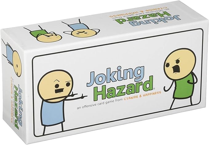Joking Hazard by Cyanide & Happiness - 360+ Funny & Inappropriate Comic Cards, Hilarious Party Games | Includes Add-Your-Own-Words Cards | Main Card Game