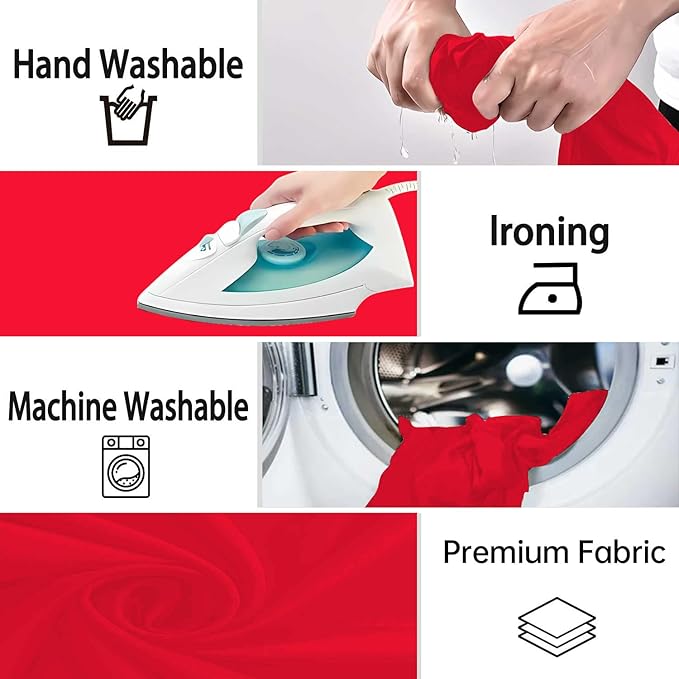 Red Photography Backdrop for Photoshoot, Photo Backdrop Curtain, Perfect Red Backdrops for Party Portrait Photoshoots Video Studio 10FTx20FT