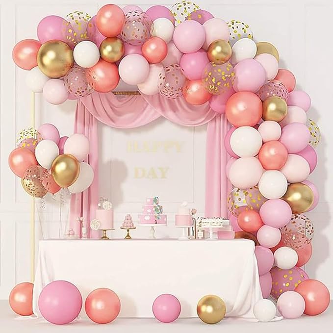 Light Pink Balloons 50 pcs 12 inch Pastel Pink Latex Balloon Party Balloons for Wedding Bridal Engagement Baby Shower Gender Reveal Easter Anniversary Birthday Christmas Party Decorations