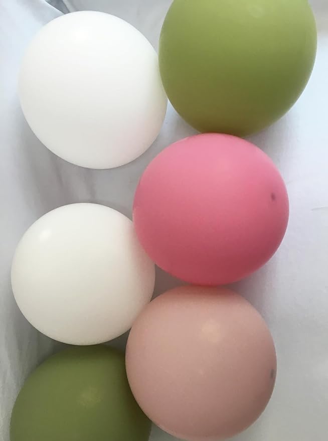 Bachelorette Decorations Pink Green- Bridal Shower Party Decor and Supplies Kit for Wedding With Foil Balloons Table Confetti Scatters Hanging Paper Lantern Tissue Flowers (Sage Green + Rose Pink)