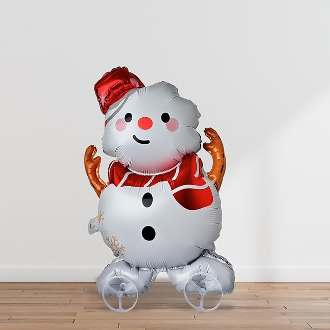 Walking Christmas Balloons, Self-Standing Foil Balloons for Christmas Party Decorations, New Year, Birthday Party Supplies(Walking3)