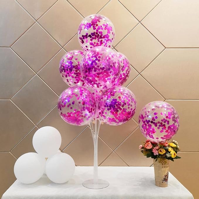 Rose Confetti 5000 Pieces 1 Inch Table Confetti Glitter Dots for Wedding Baby Shower Birthday Party Table Decorations(1.76 OZ)